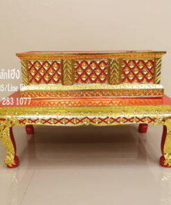 ตู้พระอภิธรรม ลายดอกพิกุล