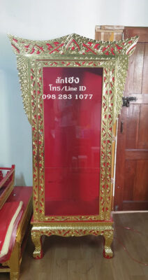 ตู้ใส่พัดยศ ปิดทอง